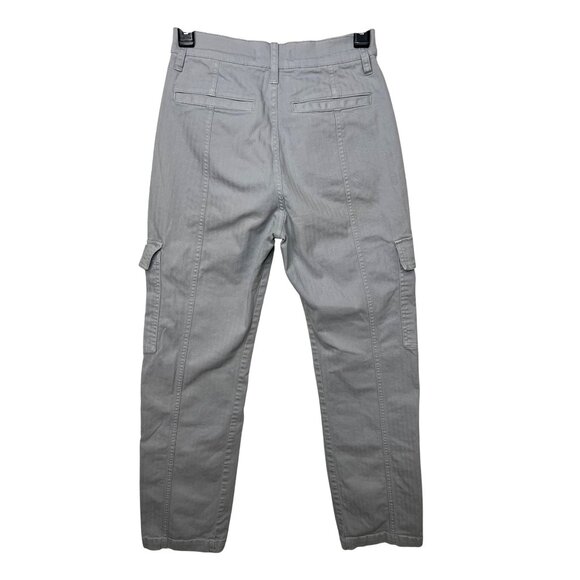 Madewell 90s Straight Cargo Pants Gray Comfortable Fit Casual Style Size 24 - Picture 13 of 16